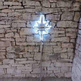 DECOLED LED svetlo na vrchole stromu, 80 x 120 cm, ľadovo biela