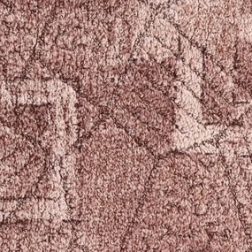 Koberec metráž Bossanova 42, na mieru, šíře 4m,5m, hnedá, filc, obývacia izba, ITC