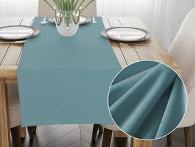 Biante Zamatový behúň na stôl Velvet Prémium SVP-011 Svetlo sivomodrý 35x160 cm