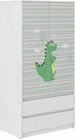 Detská šatníková skriňa B9 - DINO