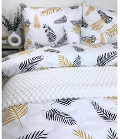 INTERMEDIC SK Palmový list – bavlnené posteľné obliečky 140x200/70x90 cm, zips, tropický vzor