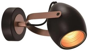 Čierne kovové nástenné svietidlo Anica - Candellux Lighting