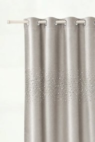 Velúrový záves SHINY béžový 140x270 cm