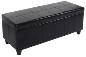 Skladovacia lavica Krien 112 x 45 x 45cm - Čierna