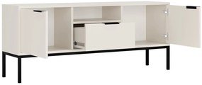 Televizní stolek Austin 135 cm bílý/černý