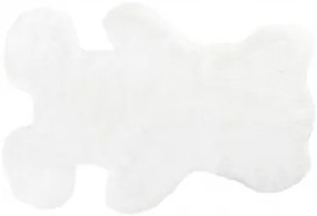 Koberček RABBIT FUR TEDDY BEAR biely