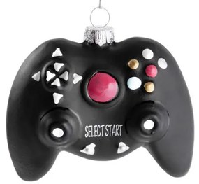Vianočná ozdoba GLASSO herný ovládač 715037