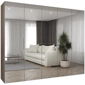 Skriňa Marbella III 250 kašmír/strieborný