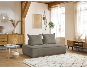 Taupe ženilková pohovka 175 cm Elisa – Bobochic Paris