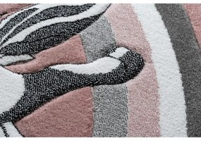 Dywany Łuszczów Detský kusový koberec Petit Pony pink kruh - 160x160 (priemer) kruh cm