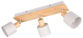 Bodové svietidlo v bielo-prírodnej farbe ø 9 cm Shanti – Trio