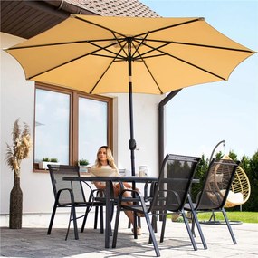 Záhradný stôl SPRINGOS GF1014​​​​​​​ - čierny