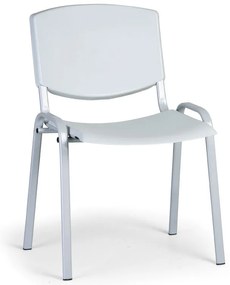 Konferenčná stolička Design - sivé nohy, sivá