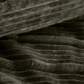 EUROFIRANY FLANELOVÁ DEKA NINA 200X220 CM OLIVOVÁ