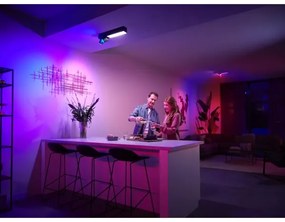 Philips-LED RGBW Stmievateľné bodové svietidlo Hue CENTRIS 2xGU10/4,2W + LED/11W