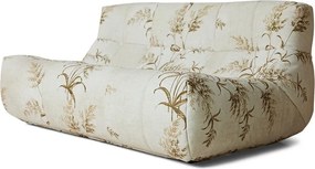 Béžová penová leňoška s rákosím Lazy Lounge L - 158*105*75 cm