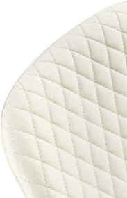 Stolička Giverny látka - krémová