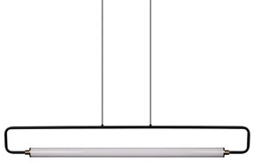 Závesný LED luster FELICJA na lankách LED/30W/230V 4000K čierny