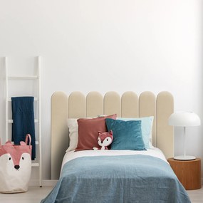 Zástena za posteľ - Oblúk - 20x100cm Farba: Krémová, Rozmer: 20x100