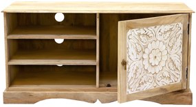 furniture-nabytek.cz - Rustikálny TV stolík z dreva mango 120x60x45