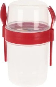 Šalátový kelímok s príborom 1,1 l%