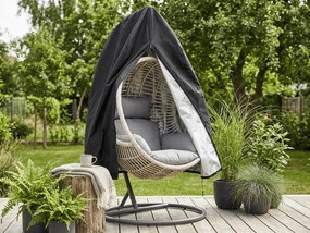 Ochranný obal na závesné kreslo KOKON 250x165 cm, čierny