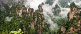 Obraz - National Park Zhangjiajie, Čína (120x50 cm)