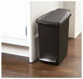 Simplehuman Pedálový kôš Slim 10 l, čierna