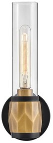 Hinkley HK-ELLISON1-BK-HB -Kúpeľňové svietidlo ELLISON 1xE27/40W/230V IP44 zlatá