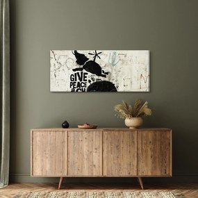 Obraz - Slon nad zemou (120x50 cm)