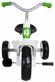 Detská trojkolka s vodiacou tyčou Qplay Elite Plus zelená