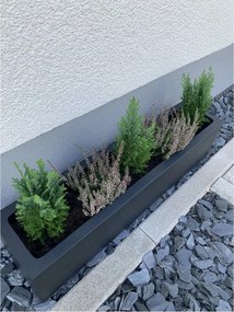 Hrantík FLOBO, sklolaminát, šírka 80 cm, antracit