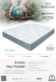 Taštičkový matrac Enviro Oxy Pocket Rozmer: 100 x 200 cm