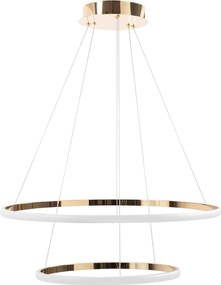 Toolight Toolight, LED závesné osvetlenie 40/60cm, 61W, 3000K, LHJ007-CP2, zlatá, OSW-60004