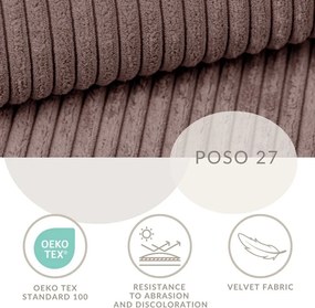 Fialová boxspring posteľ s úložným priestorom 160x200 cm Tasca – Maison de Rêve