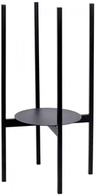 Stojan na kvety Torre 60 cm čierny