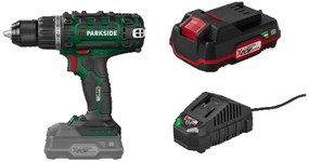 Parkside® Aku vŕtací skrutkovač Pabs 20-Li I9 + Akumulátor 20 V/2 Ah PAP 20 B1 + Nabíjačka na akumulátor 20 V/2,4 A PLG 20 C1 (800011168)