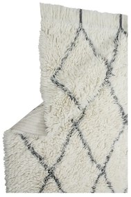 Krémový prateľný ručne tkaný vlnený koberec 140x200 cm Berber Soul – Lorena Canals