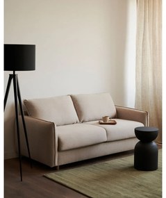 Béžová rozkladacia pohovka 185 cm Carlota – Kave Home