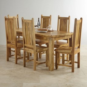 furniture-nabytek.cz - Rustikálna stolička z mangového dreva