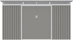 Záhradný domček G21 GRAH 915 - 340 x 269 cm, metalický šedý