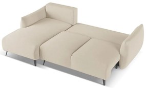 Béžová rohová pohovka (ľavý roh) Malie – Makamii