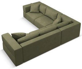 Svetlozelená variabilná rohová pohovka Esther – Milo Casa