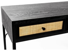 Čierny konzolový stolík 40x120 cm Guuji – White Label