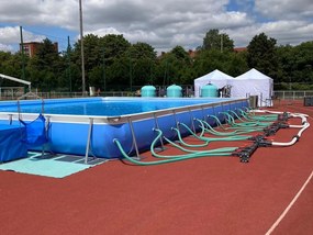 Technypools Bazénový set CALIFORNIA MAXI 1200 12, 26 x 5,66 x 1,25 m (9981K) Barva: zelená