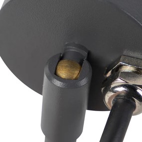 Inteligentný moderný reflektor antracit IP44 vr. WiFi GU10 - Solo