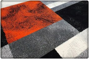 Dekorstudio Moderný koberec SUMATRA - Oranžový vzor Rozmer koberca: 80x150cm