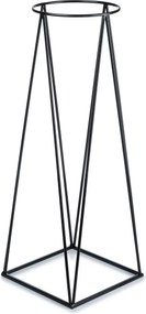 STOJAN NA KVETINÁČ SQUARE 96X30X30 CM ČIERNA