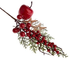 Dekoračná vetvička Apple and Stars, 34 cm