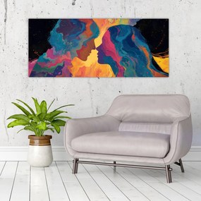 Obraz - Vesmírna láska (120x50 cm)